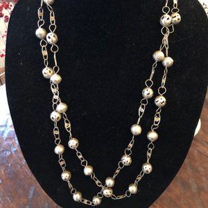 32" Vintage Mexican Wedding Necklace
